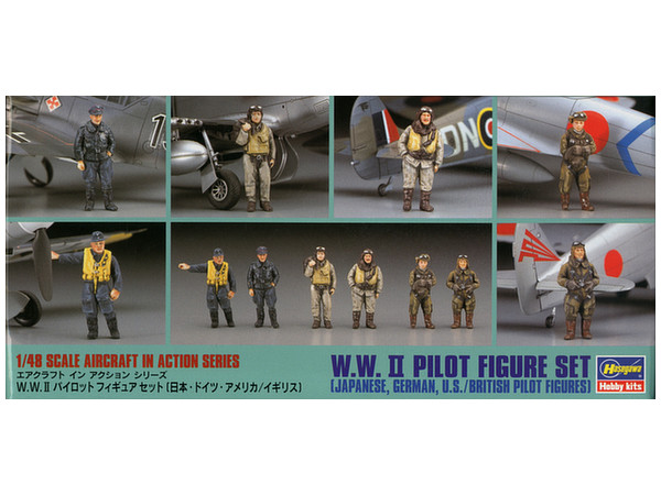 1/48 W.W.2 パイロット フィギュアセット