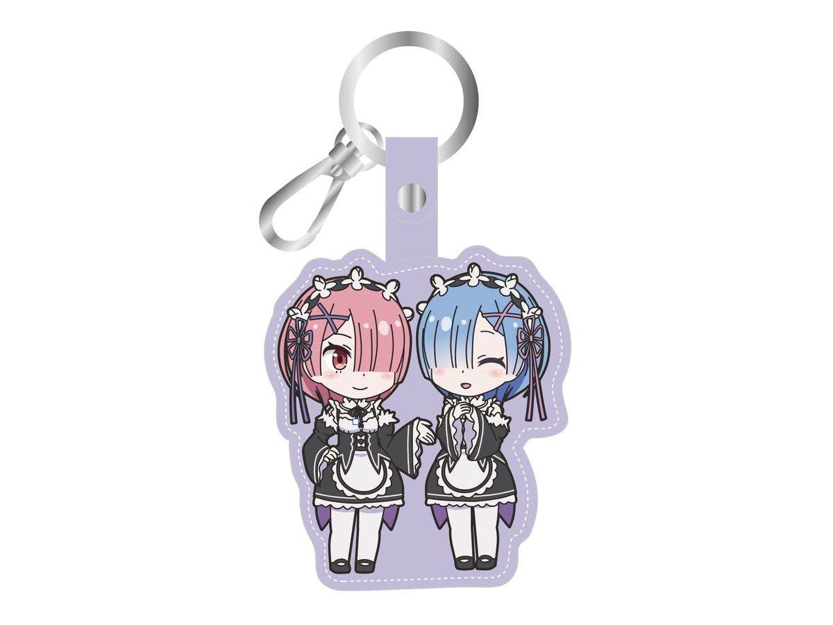 異世界かるてっと PUキーホルダー ラム&レム