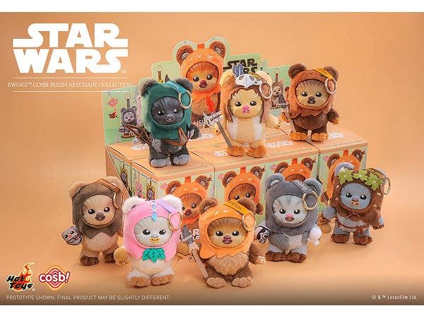 [ホットトイズ・ZAKKA] コスビ・ぬいぐるみ スター・ウォーズ/イウォーク物語 トレーディング・シリーズ 1Box 8pcs