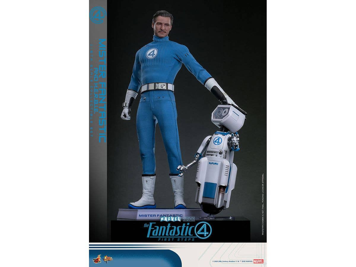 1/6 ムービー・マスターピース ファンタスティック4:ファースト・ステップ スケールフィギュア ミスター・ファンタスティック&ハービー