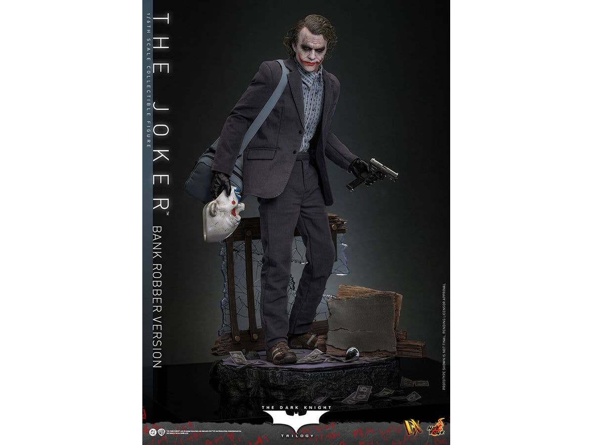 1/6 ムービー・マスターピース DX ダークナイト・トリロジー スケールフィギュア ジョーカー(銀行強盗)