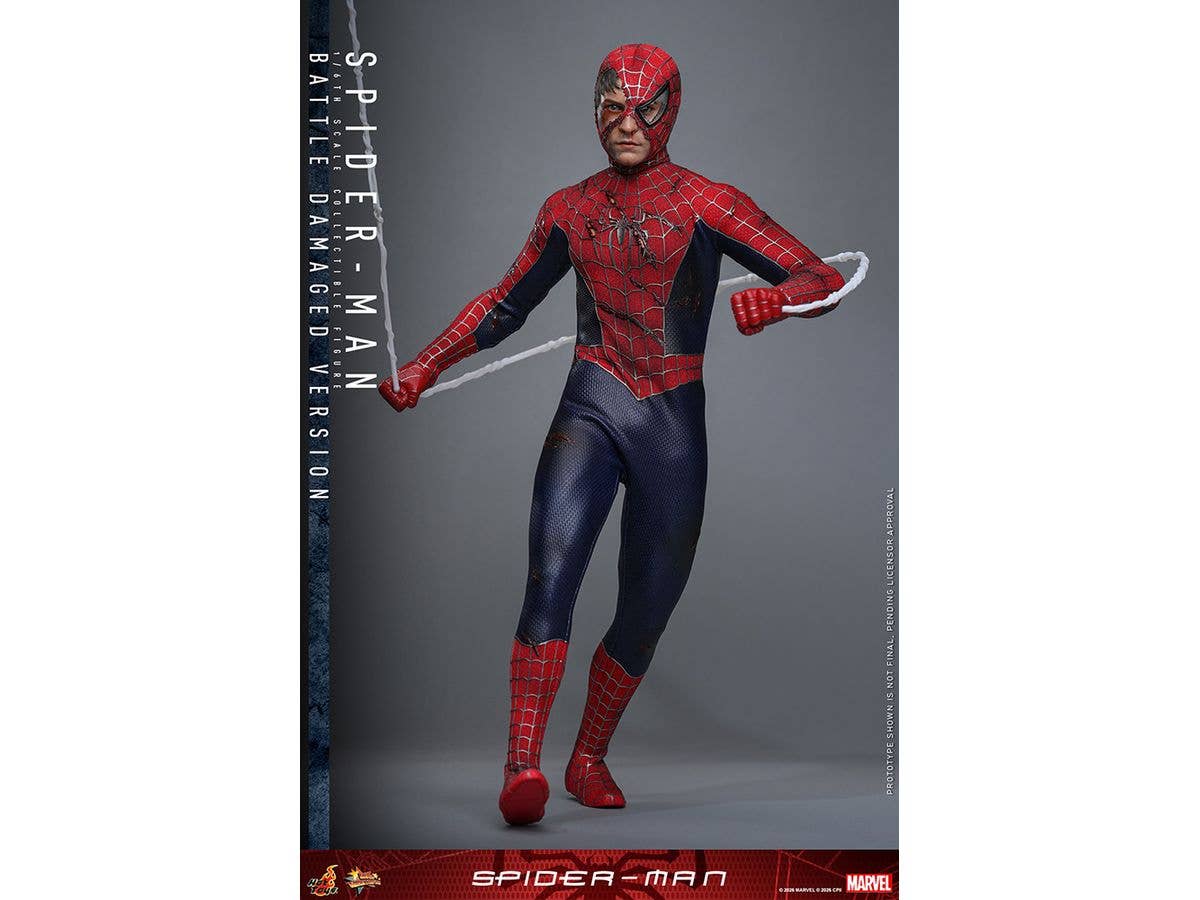 1/6 ムービー・マスターピース スパイダーマン スケールフィギュア スパイダーマン(バトルダメージ版)