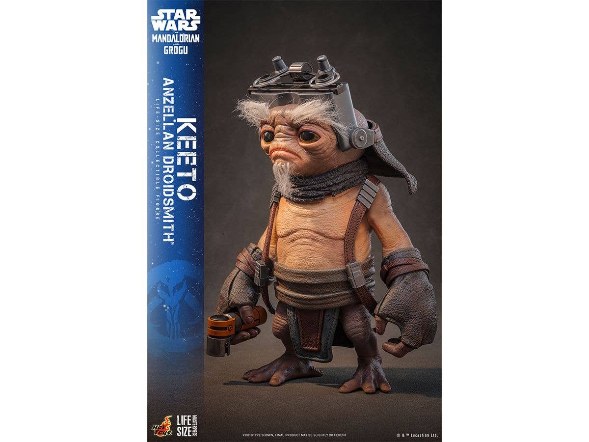 1/1 ライフサイズ・マスターピース スター・ウォーズ/マンダロリアン・アンド・グローグー スケールフィギュア キート(アンゼラ人/ドロイド修理屋)
