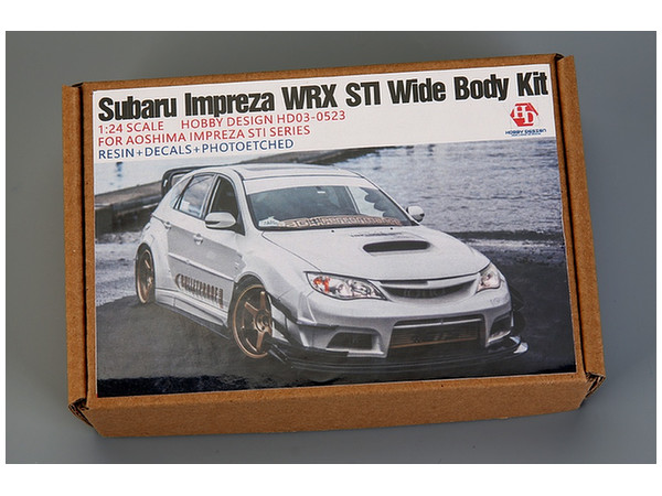 1/24 スバル インプレッサ WRX STI ワイドボディキット (アオシマ用)