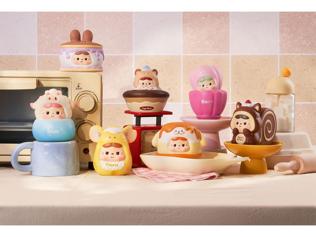 BAOBAOの四季スイーツ工房シリーズ トレーディングスクイーズ 1Box 6pcs