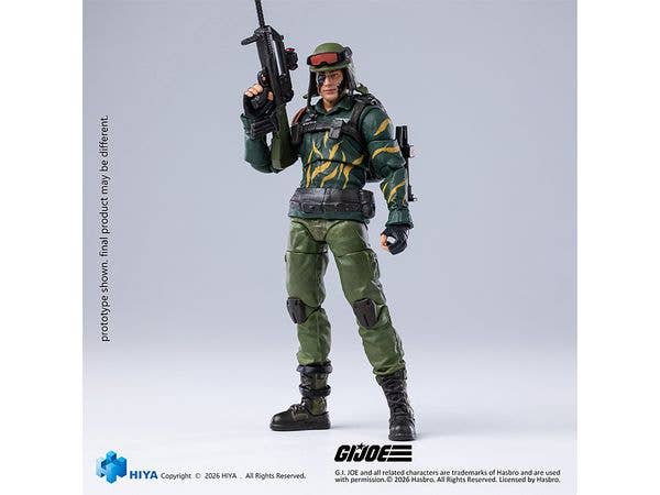 1/18 ハイヤーエクジビット・ミニシリーズ 4インチ G.I.ジョー ダスティ(タイガーフォース版) アクションフィギュア