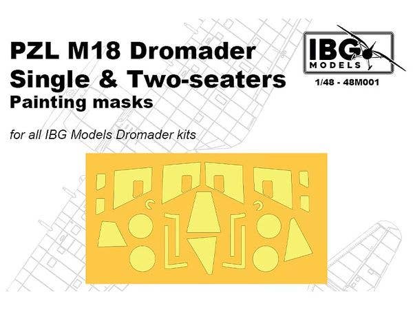 1/48 PZL M18 ドロマーダー塗装マスクシール (IBG用)