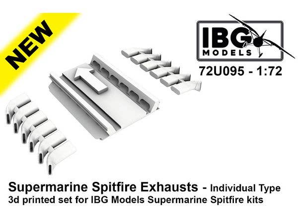1/72 スピットファイア 排気管 (6本形) (IBG用)