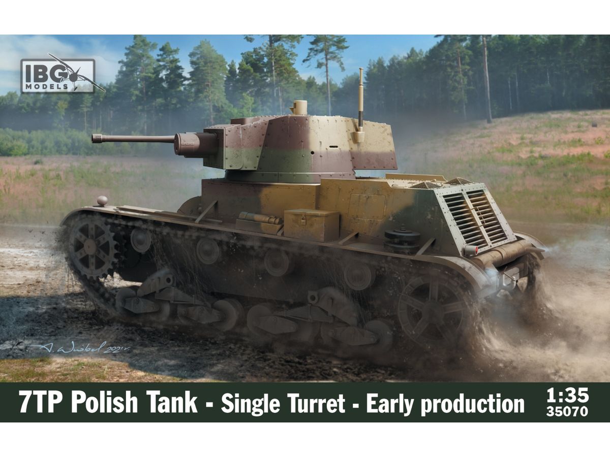 1/35 ポ 7TP軽戦車37mm砲搭載タイプ-初期型