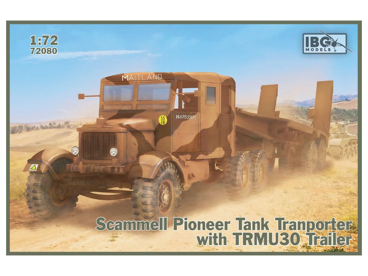 1/72 英･スキャンメルパイオニア戦車運搬車+TRMU30トレーラー