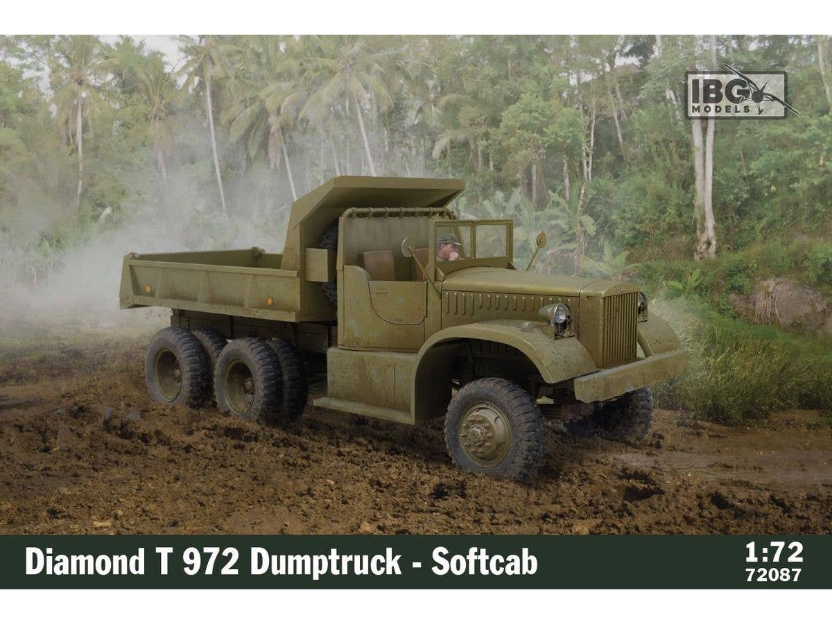 1/72 米 ダイヤモンドT972ダンプトラック ソフトキャブ