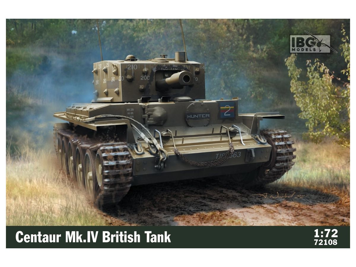 1/72 英 セントーMk.IV巡航戦車 A27L・95mm 砲搭載