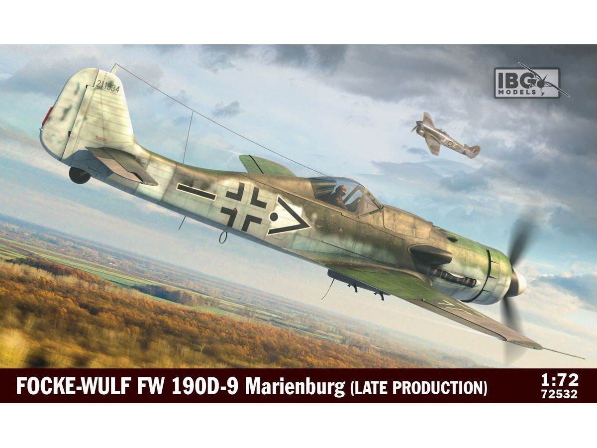 1/72 独 フォッケウルフFw190D-9戦闘機 最終生産型マリーエンブルク工場