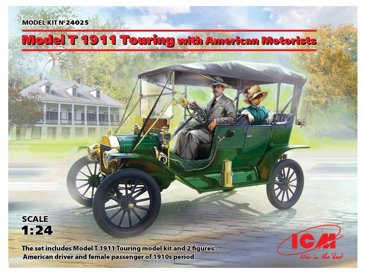 1/24 Ｔ型フォード 1911 ツーリング w/フィギュア