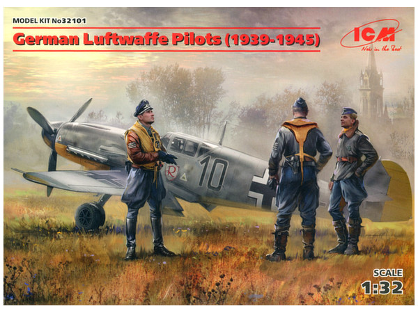 1/32 WWII ドイツ空軍 パイロットセット
