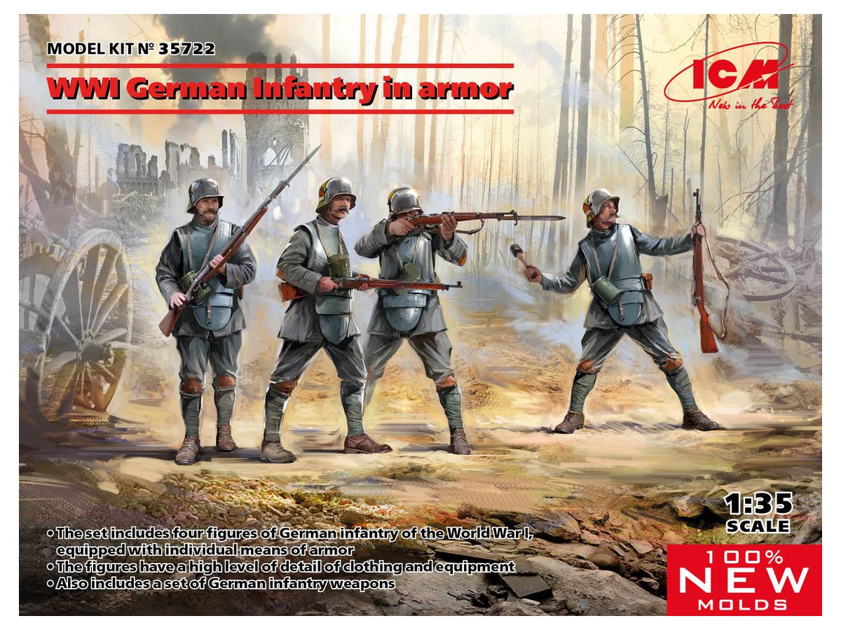 1/35 WWI ドイツ 装甲歩兵