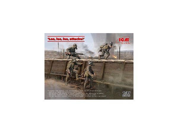 1/35 WWI ドイツ陸軍突撃部隊 (4体セット)