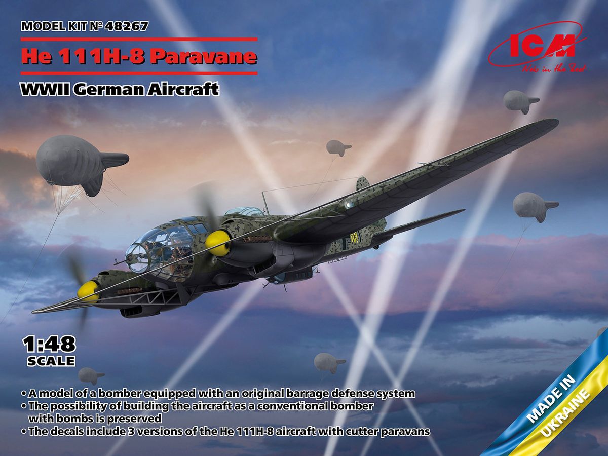 1/48 ハインケル He111H-8 バルーンケーブルカッター