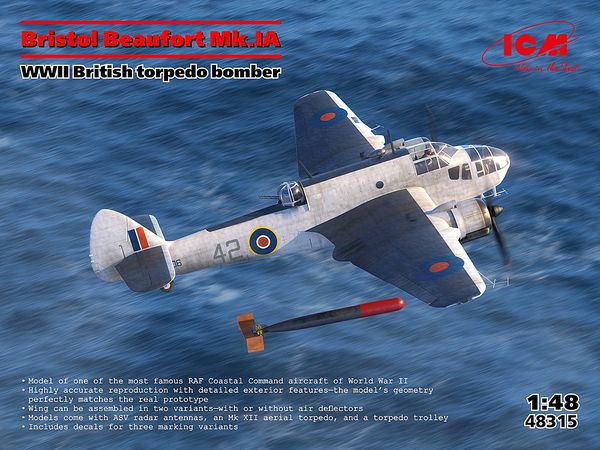 1/48 ブリストルビューフォートMk.IA 雷撃機
