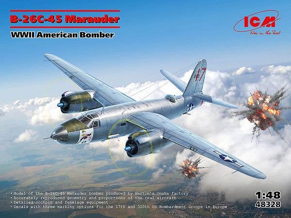 1/48 WWII アメリカ爆撃機 B-26C-45 マローダー