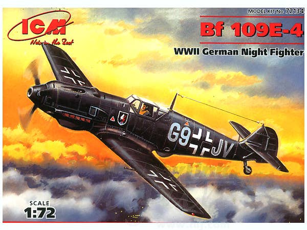 1/72 メッサーシュミット Bf109E-4 夜間戦闘機