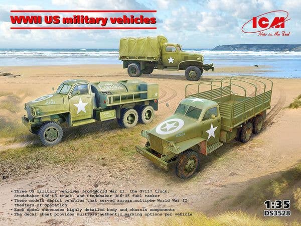 1/35 WWII US 軍用トラックセット