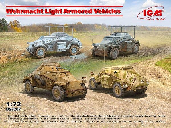 1/72 ドイツ国防軍軽装甲車両セット