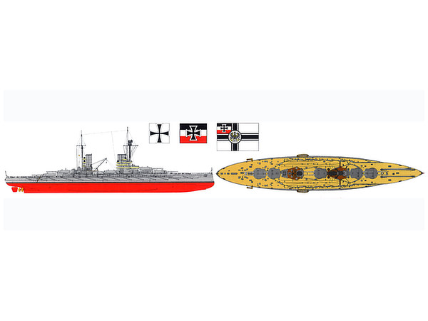 1/350 帝政ドイツ海軍 戦艦グローサー・クアフィルスト | HLJ.co.jp