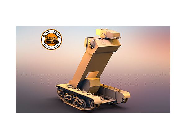 1/72 英 プレィング マァンティス試作機関銃運搬車