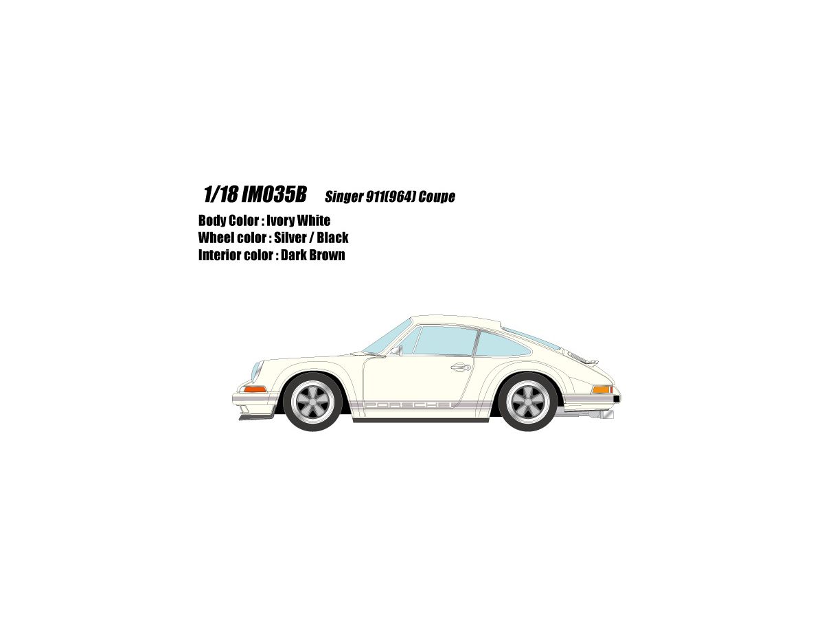 1/18 Singer 911 (964) Coupe アイボリーホワイト