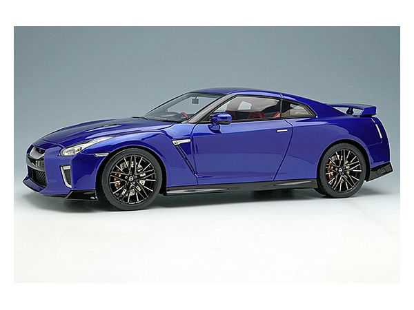 1/18 NISSAN GT-R 2020 ワンガンブルー (レッドインテリア)
