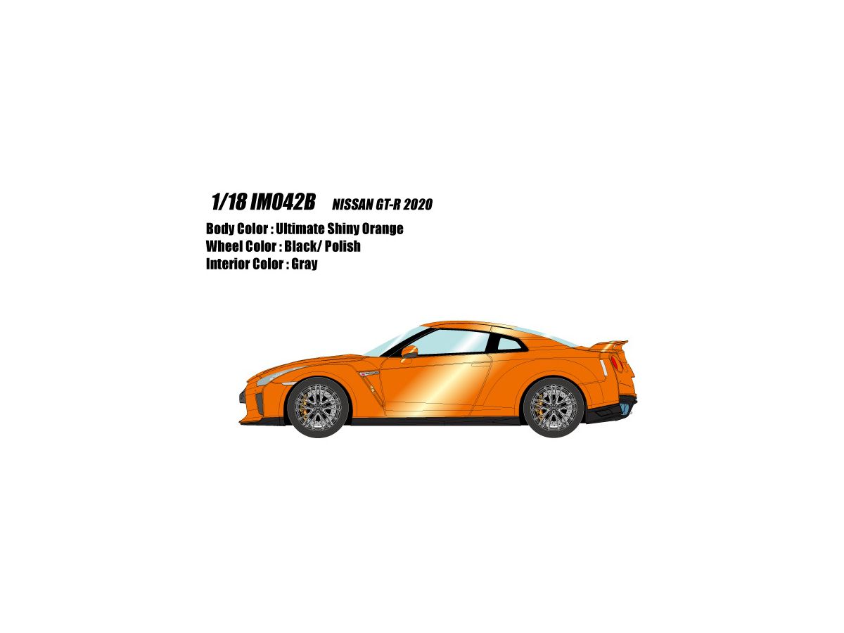 1/18 NISSAN GT-R 2020 アルティメイトシャイニーオレンジ (グレイインテリア)