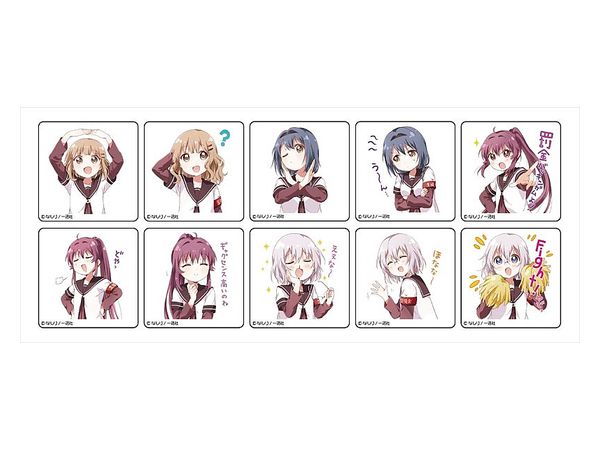 ゆるゆり アクリルマスコット 生徒会ver A 1Box 10pcs