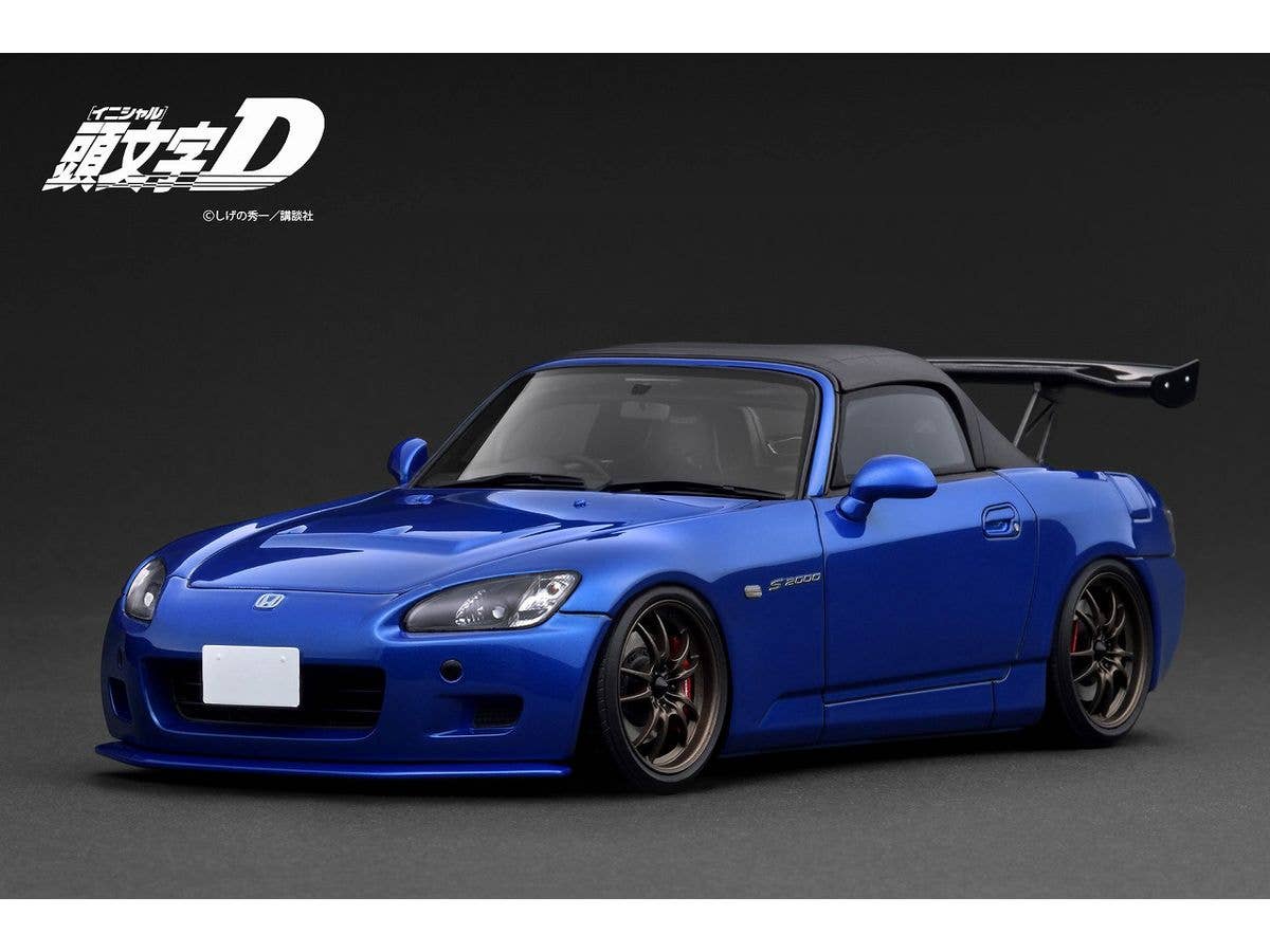 1/18 INITIAL D Honda S2000 (AP1) Blue Metallic
