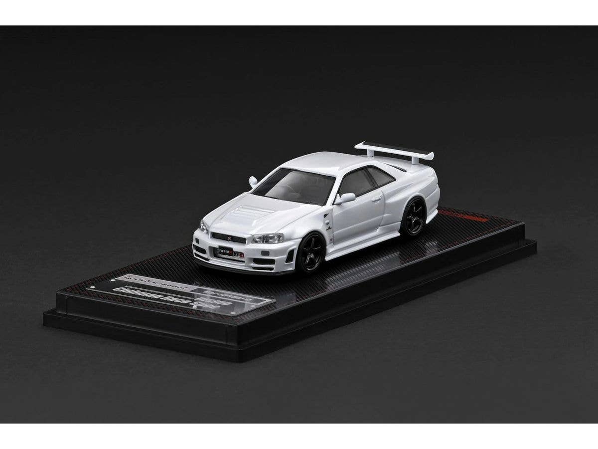1/64 Nissan Skyline GT-R (BNR34) NISMO customized White (1/64 Scale)