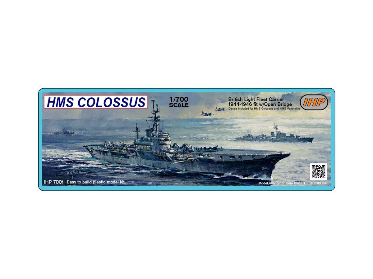 1/700 イギリス海軍 空母 HMS コロッサス 1944年