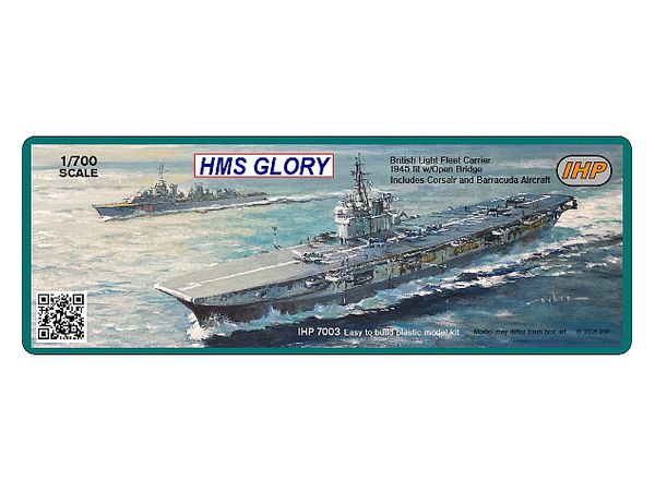 1/700 イギリス海軍 空母 HMS グローリー 1945年