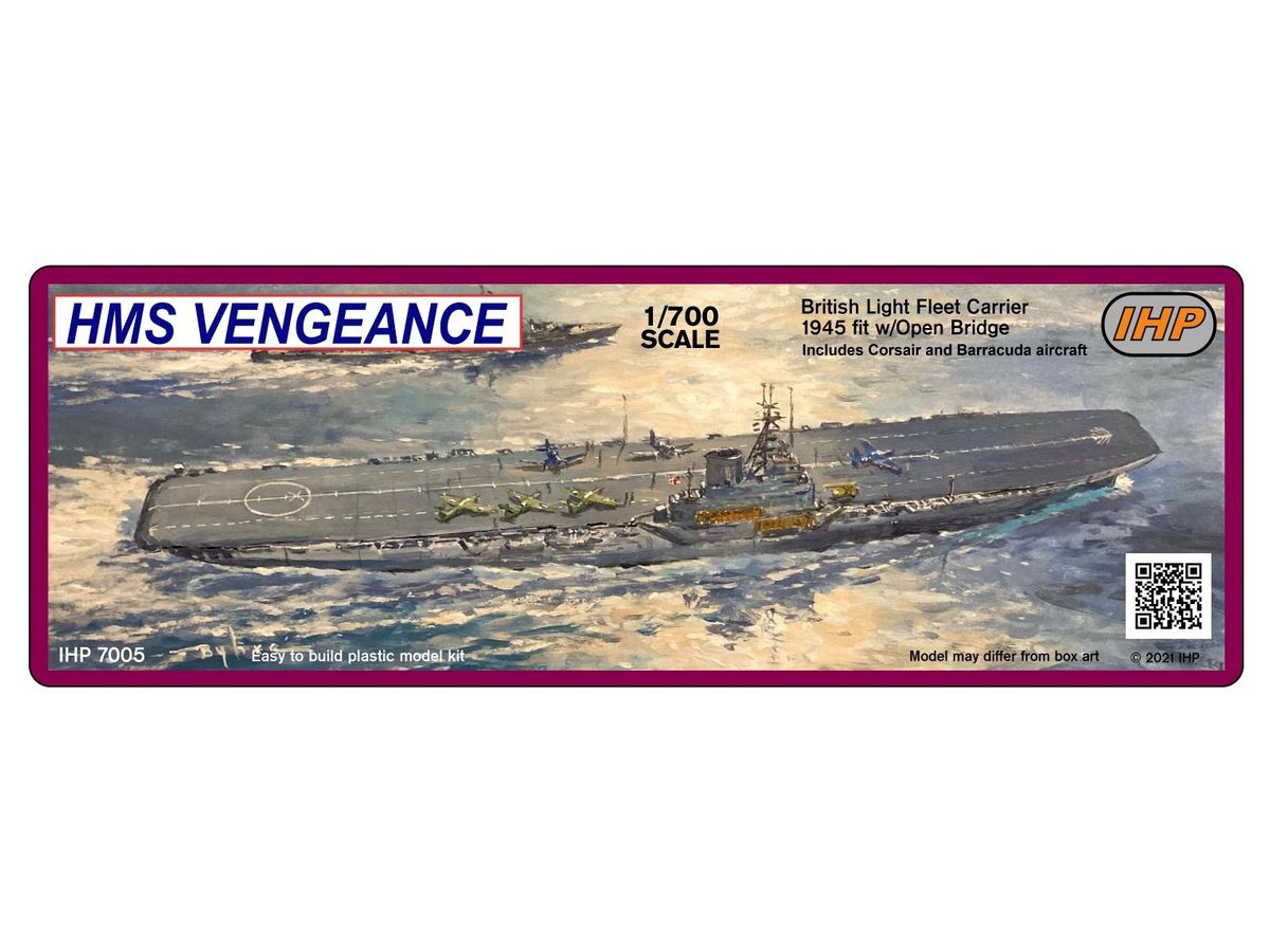 1/700 イギリス海軍 空母 HMS ヴェンジャンス 1945年