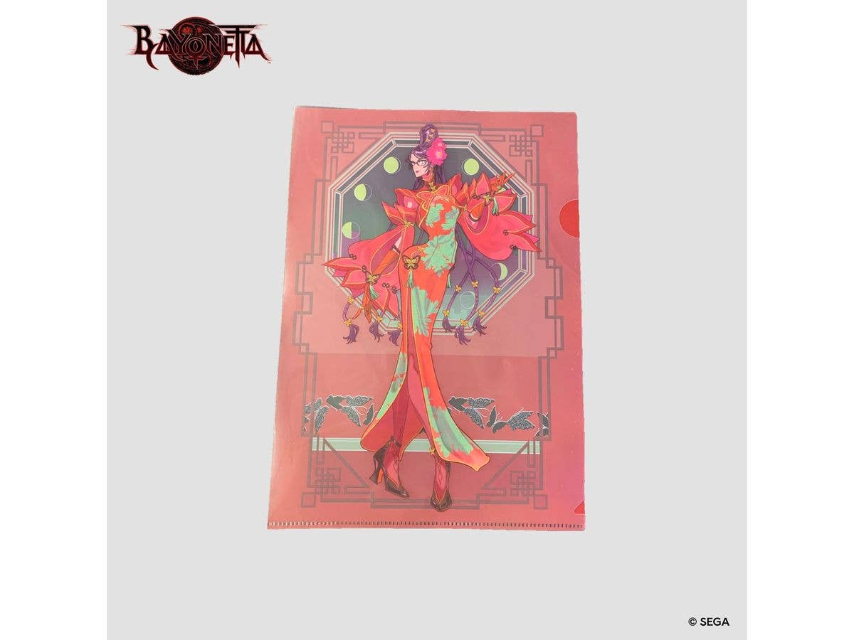 ベヨネッタ 島崎麻里氏描き下ろし クリアフォルダーA4 (再販)