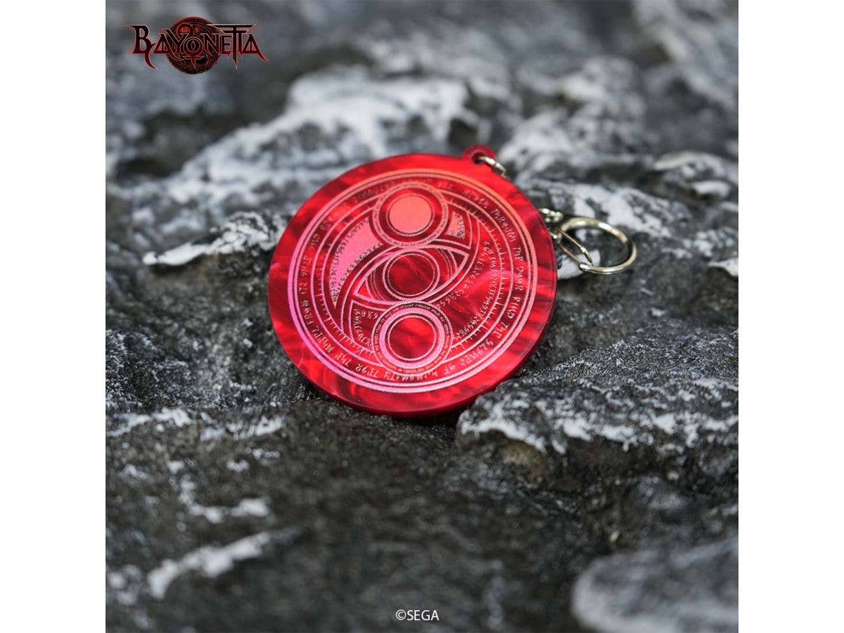 ベヨネッタ 大理石風キーホルダー 魔法陣 (再販)