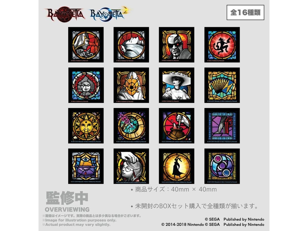 ベヨネッタ 実績アイコン風トレーディングピンバッジ 1Box 16pcs