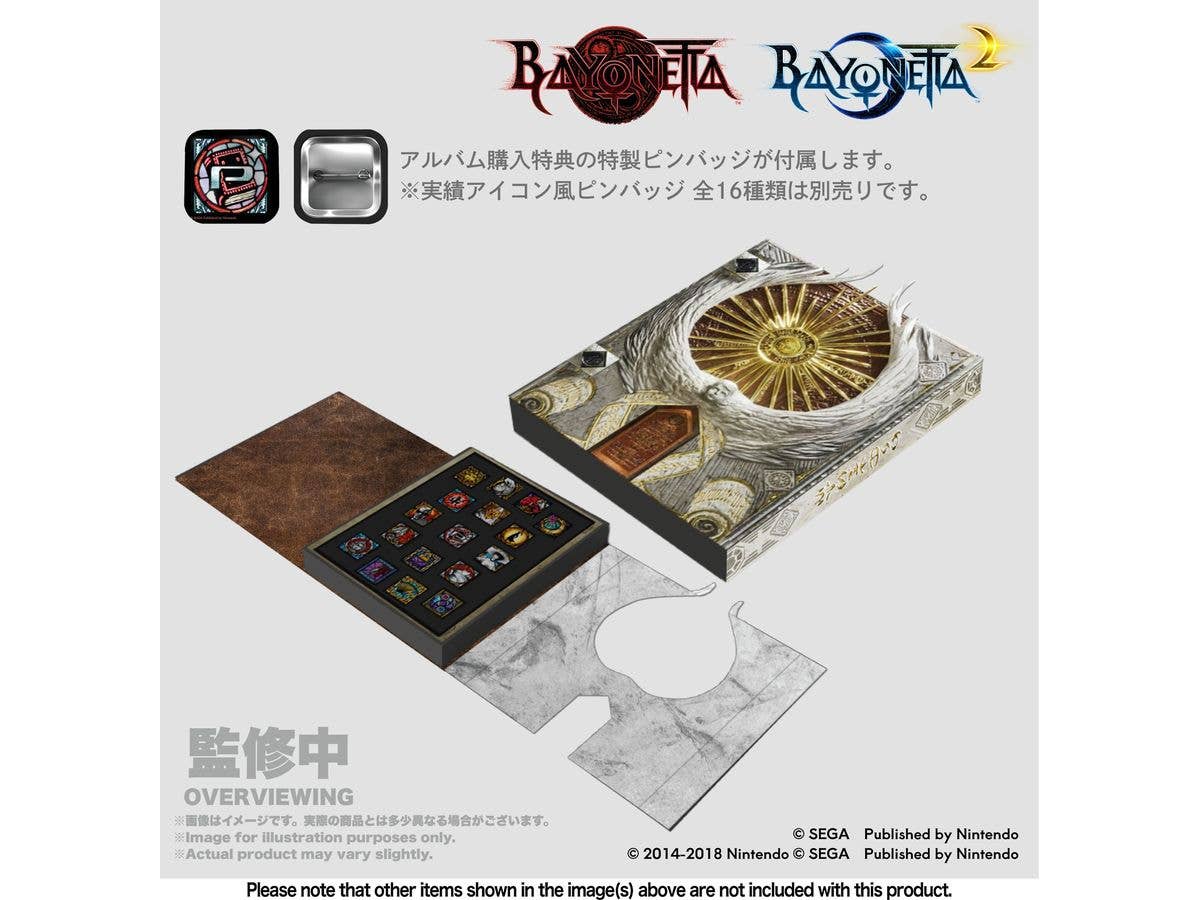 ベヨネッタ 実績アイコン風ピンバッジ 専用アルバム