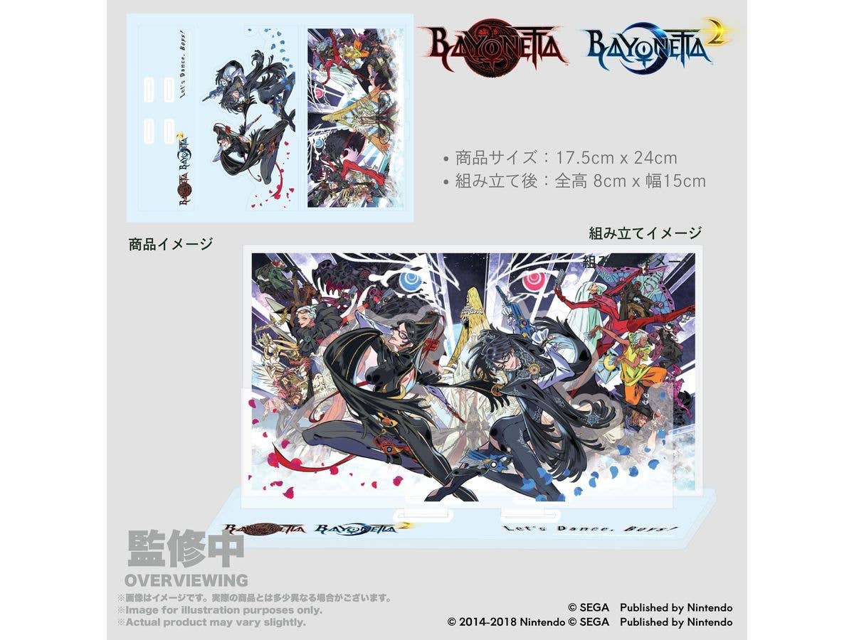 ベヨネッタ ジオラマアクリルスタンド 島崎麻里氏 ベヨネッタ 1&2記念アート