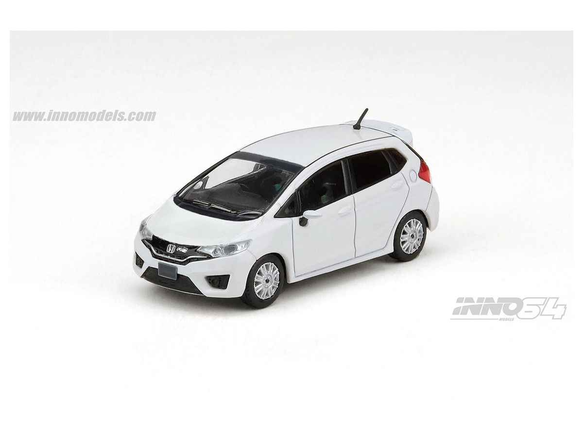 1/64 Honda Fit 3 RS White with Separate Decals and Extra Wheels