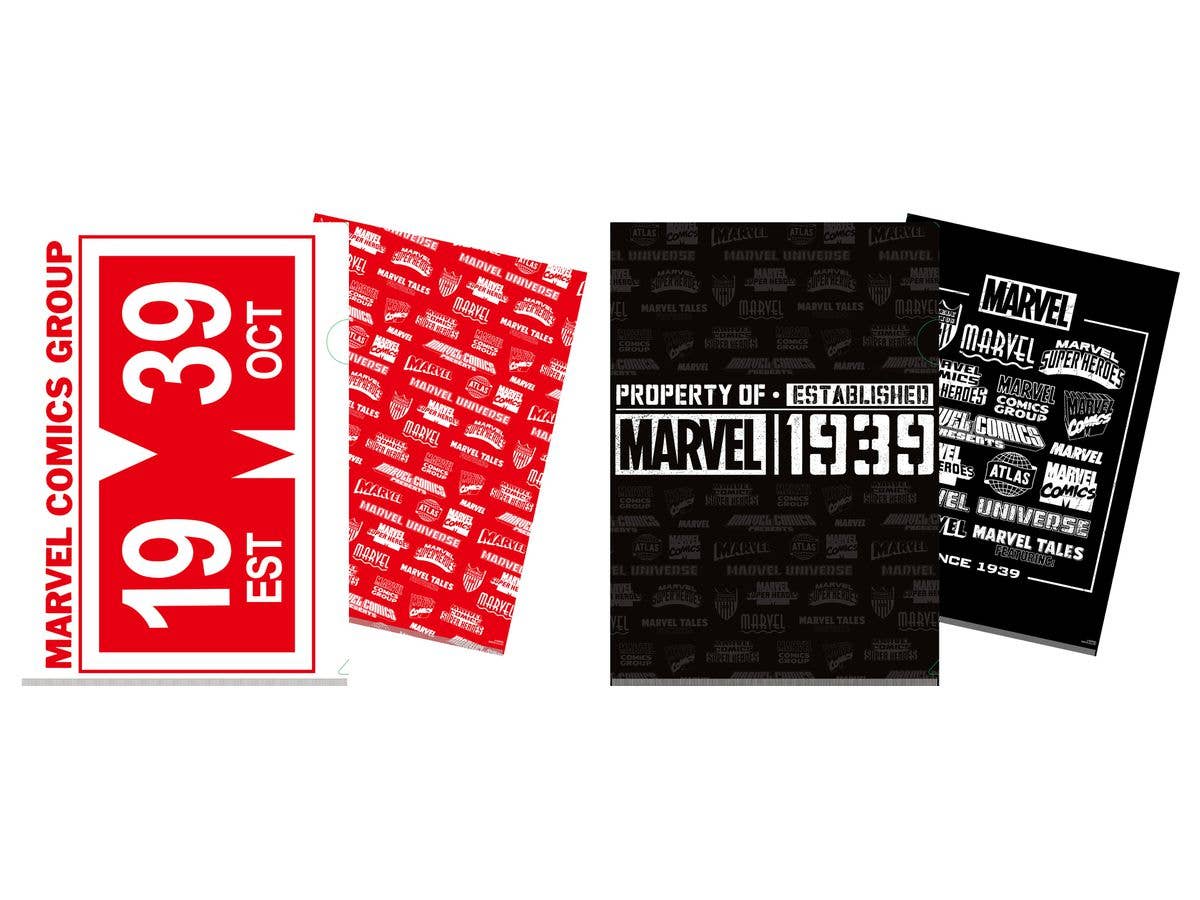 Marvel 80Years クリアファイルセットB