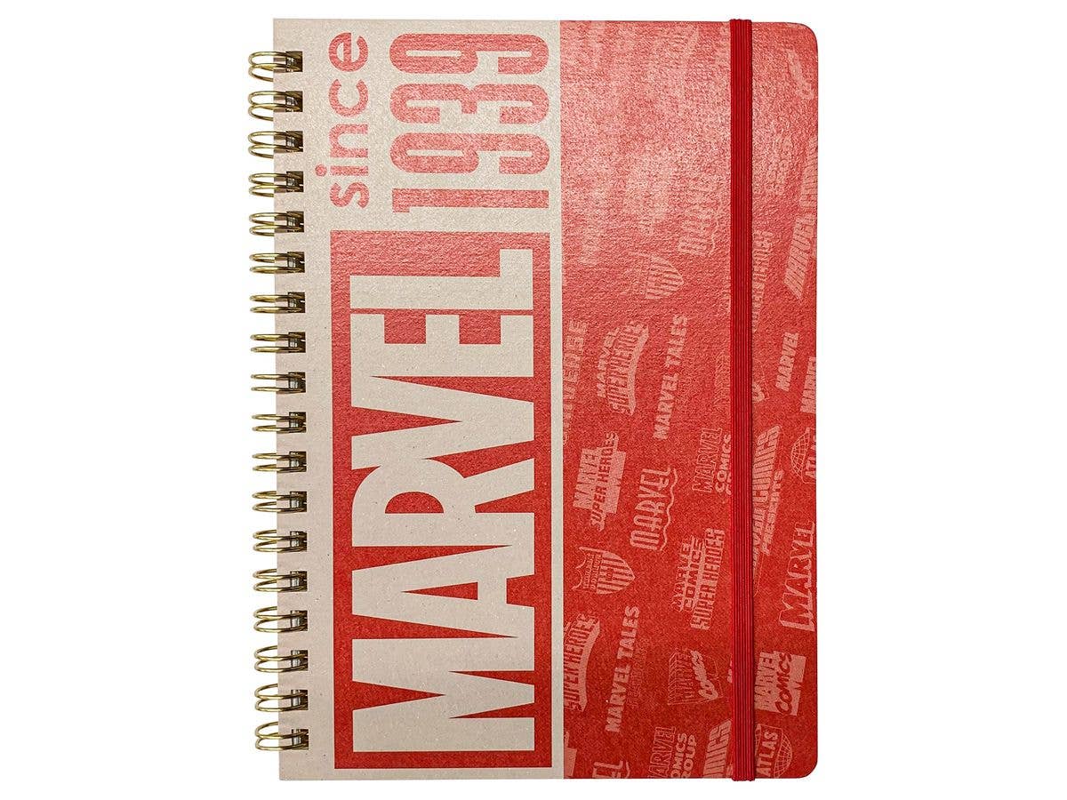 Marvel 80Years ゴムバンド付きリングノート