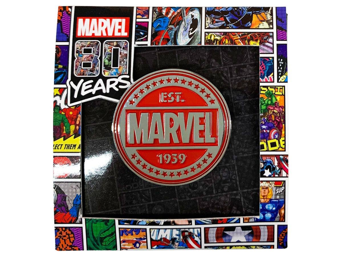 Marvel 80Years ピンバッジB