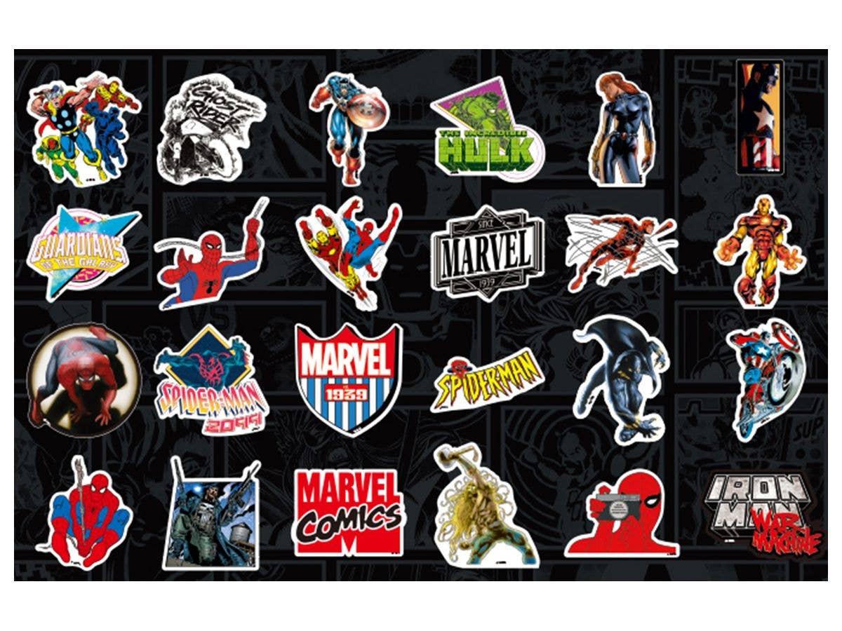 Marvel 80Years ステッカーBox