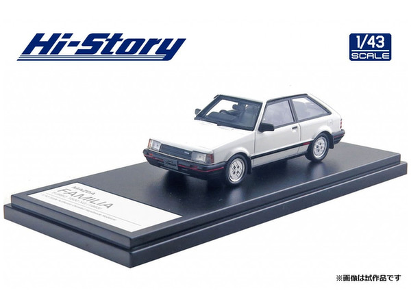 1/43 MAZDA FAMILIA TURBO 1500 XG (1983) フォーミュラホワイト