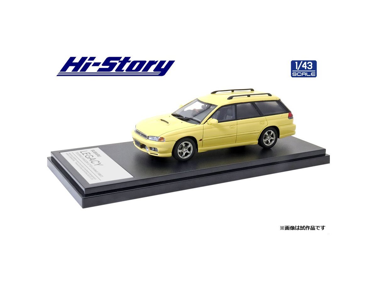 1/43 SUBARU LEGACY TOURING WAGON GT-B Limited (1997) カシミヤイエロー